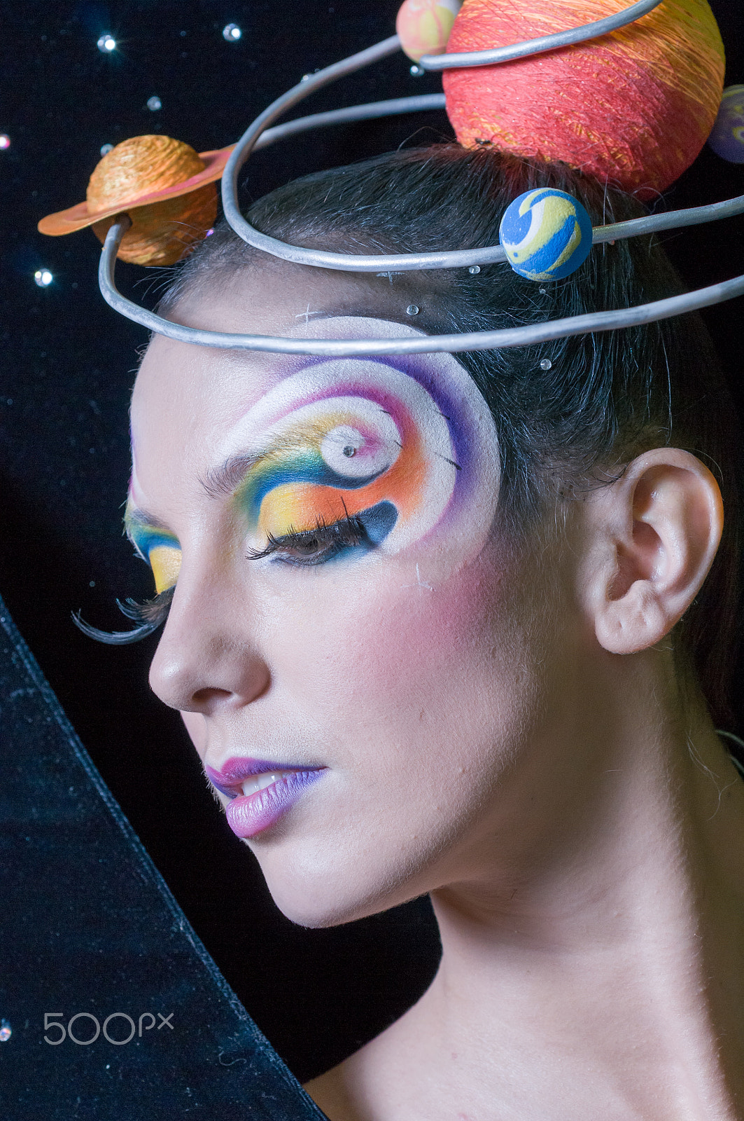 Nikon D300 + Nikon AF Micro-Nikkor 60mm F2.8D sample photo. Makeup and hair artists competition photography