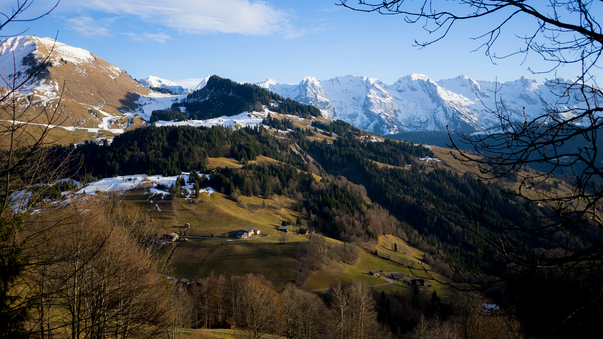 Sony E 20mm F2.8 sample photo. Ski chinaillon landscape #4 photography