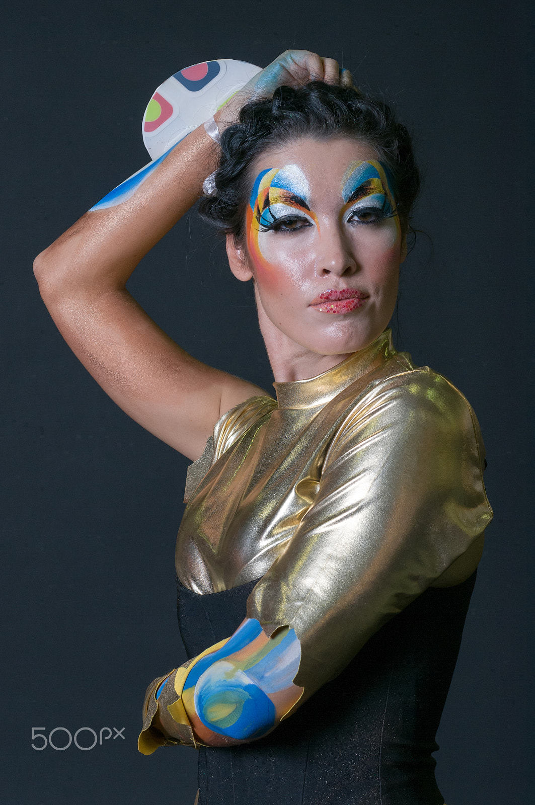 Nikon D300 + Nikon AF Micro-Nikkor 60mm F2.8D sample photo. Makeup and hair artists competition photography