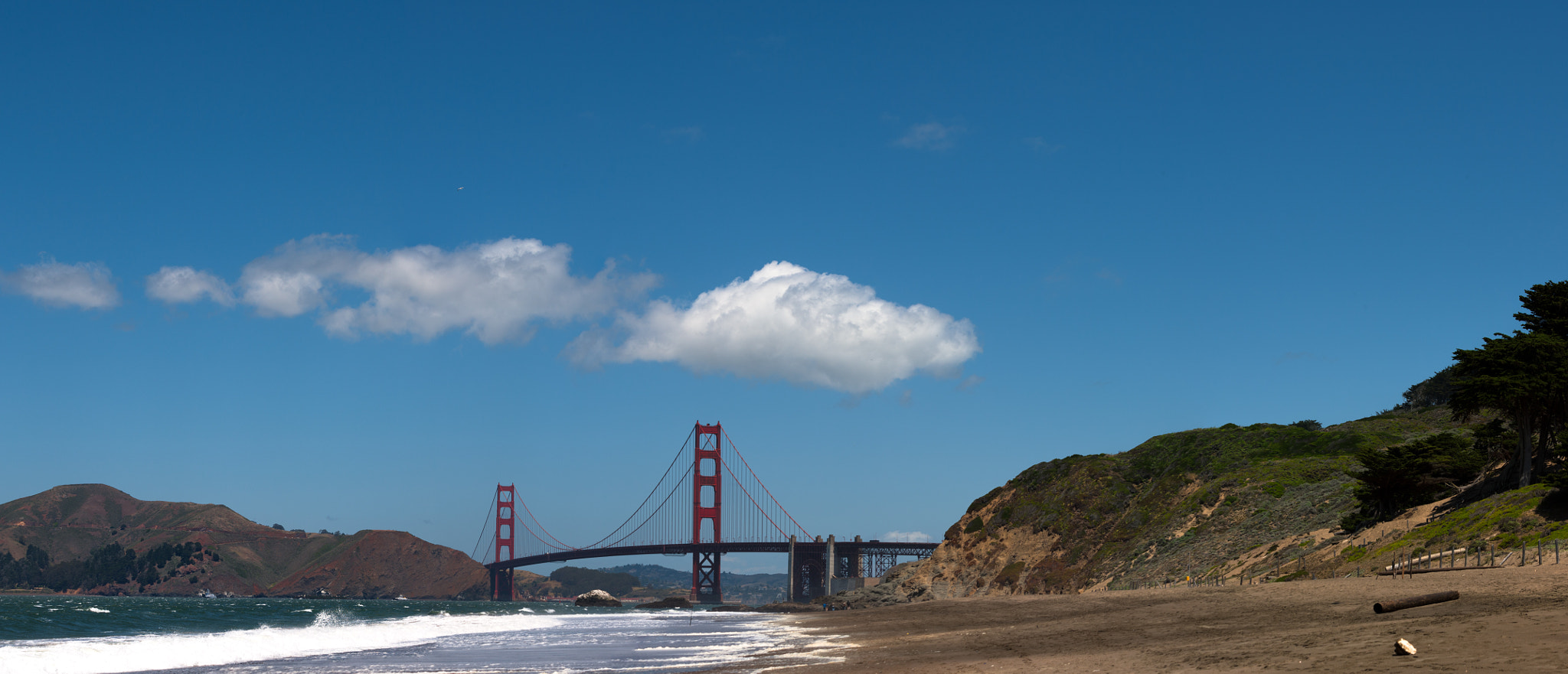 Canon EOS-1D Mark III sample photo. Golden gate baker beach photography