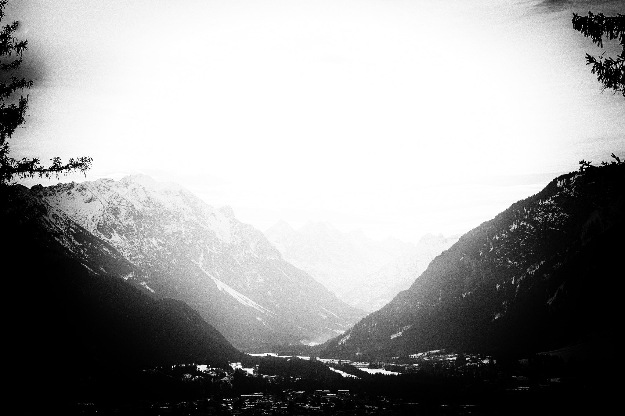 Nikon Df sample photo. Bw alps photography