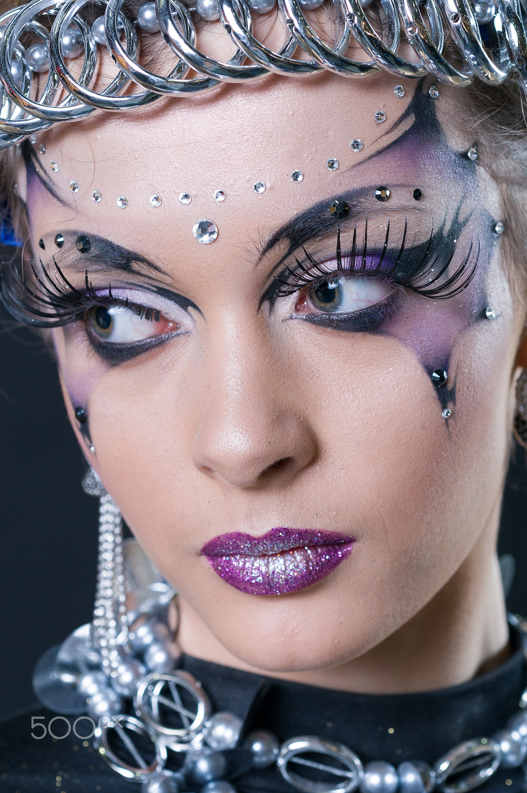 Nikon D300 + Nikon AF Micro-Nikkor 60mm F2.8D sample photo. Makeup and hair artists competition photography
