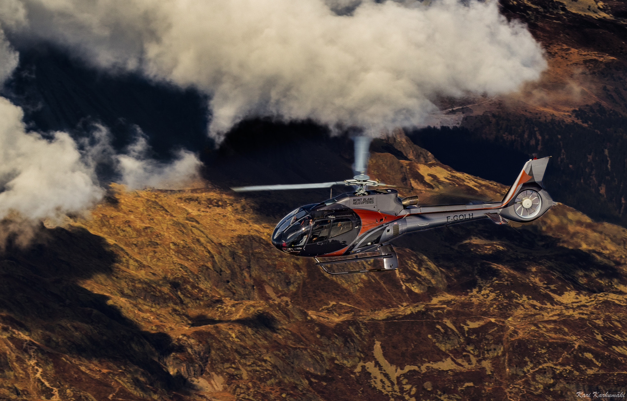 Canon EOS 60D + Canon EF 70-200mm F2.8L IS II USM sample photo. Mont blanc helicopter photography
