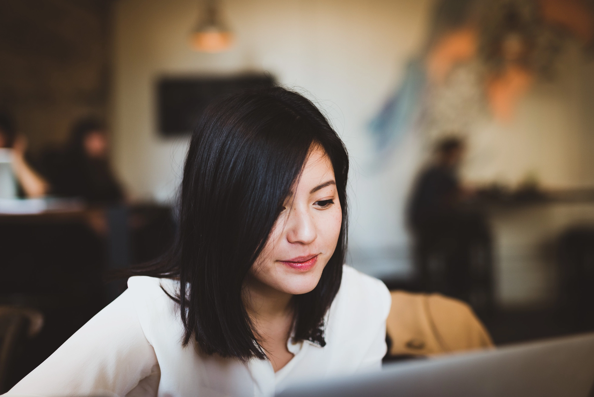 Nikon D600 + Sigma 50mm F1.4 DG HSM Art sample photo. Thinking about her love....for coffee photography