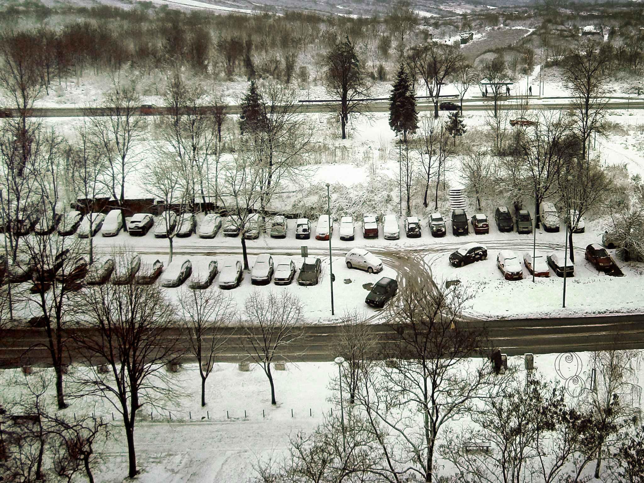 Olympus VG145,VG140,D715 sample photo. Parking place photography