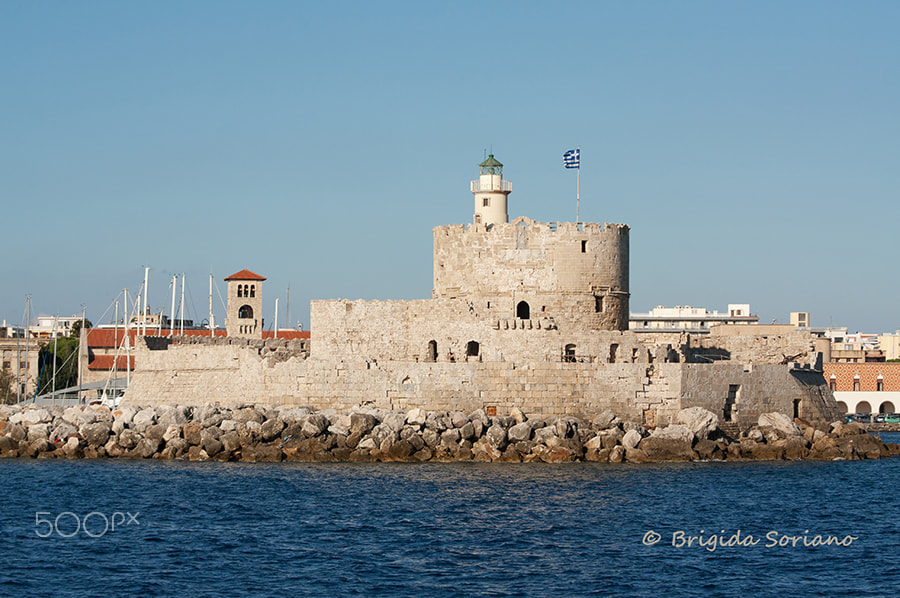 Canon EOS 450D (EOS Rebel XSi / EOS Kiss X2) sample photo. Saint nicholas fort, rhodes, greece photography