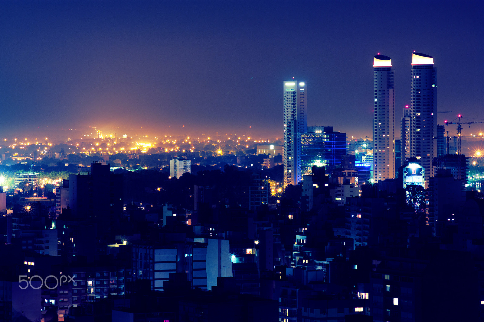 Sigma 70-300mm F4-5.6 APO DG Macro sample photo. Rosario santa fe argentina vista panoramica skyline torres photography