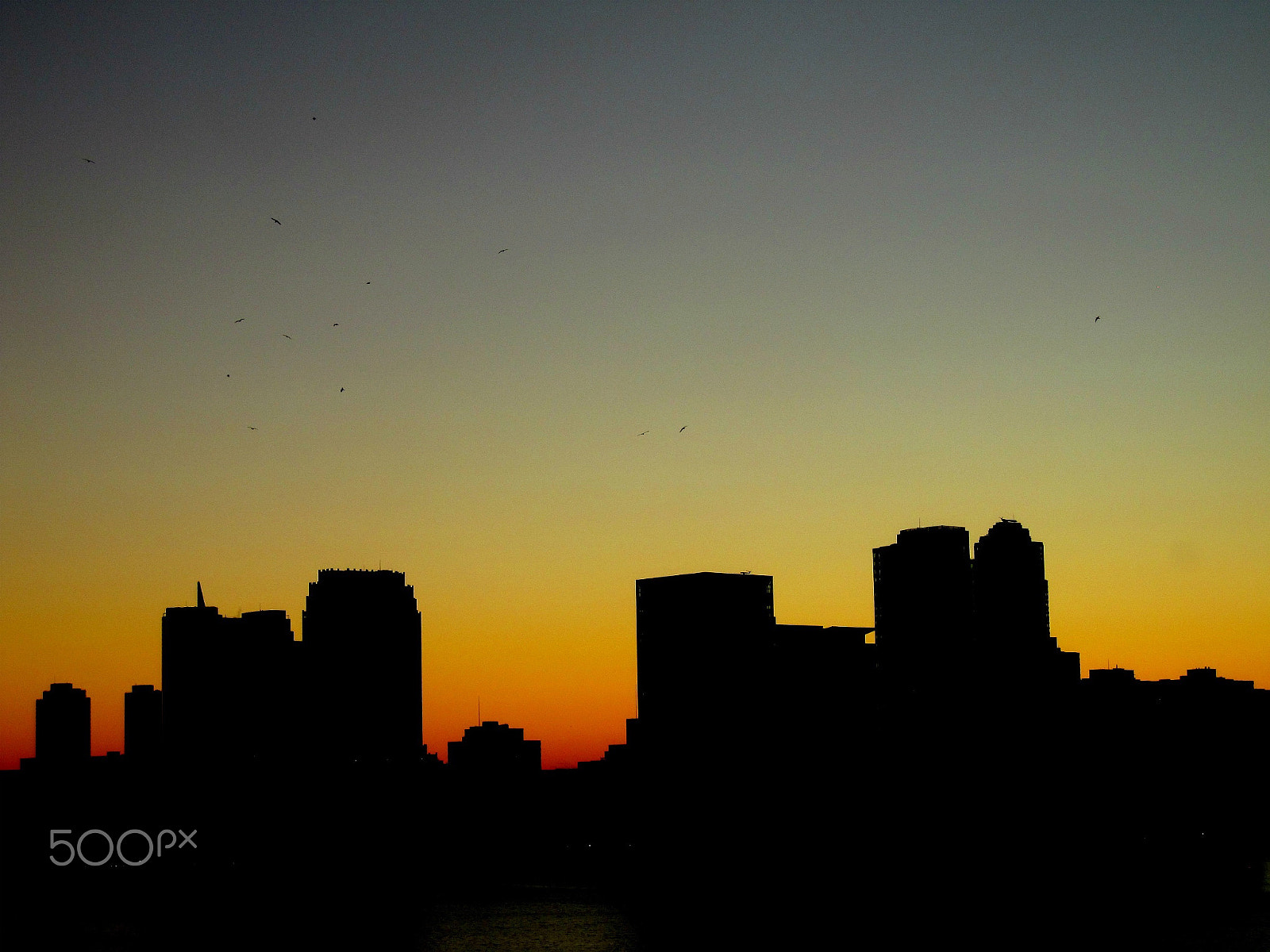 Canon PowerShot SD960 IS (Digital IXUS 110 IS / IXY Digital 510 IS) sample photo. Sunset in new york photography