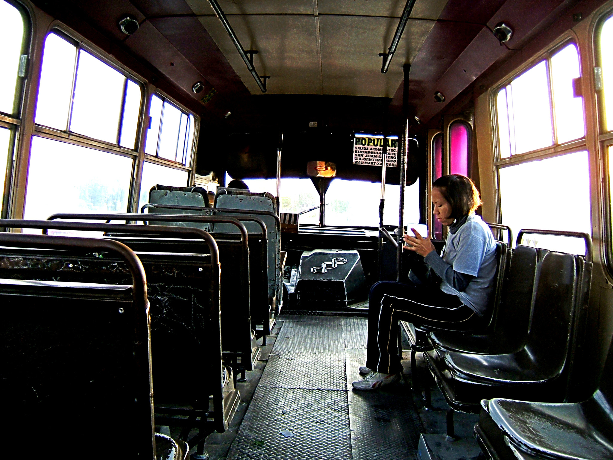Fujifilm FinePix E550 sample photo. Morelia bus photography
