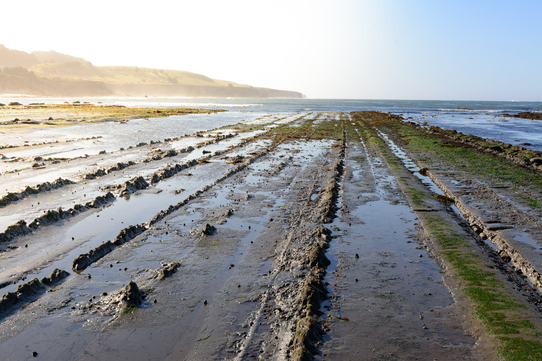 Nikon AF-S Nikkor 28-70mm F2.8 ED-IF sample photo. Geological lines beach photography