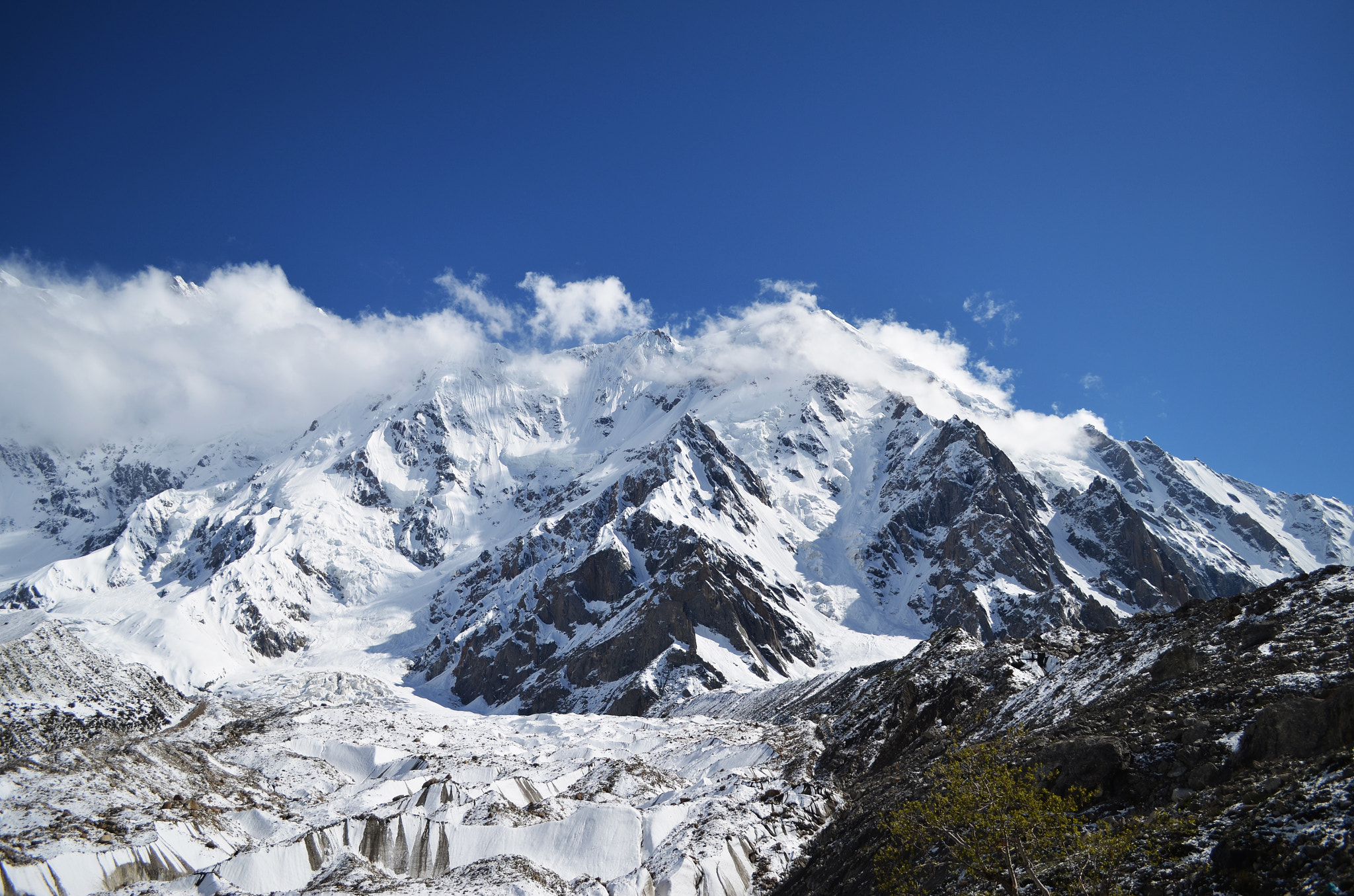 Nikon D5100 + Nikon AF-S Nikkor 400mm F2.8D ED-IF II sample photo. Nanga parbat (killer mountain) photography