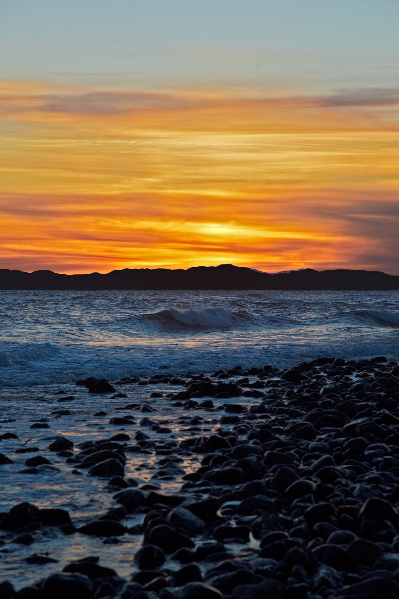 Sigma 17-50mm F2.8 EX DC OS HSM sample photo. Wavy sunset photography