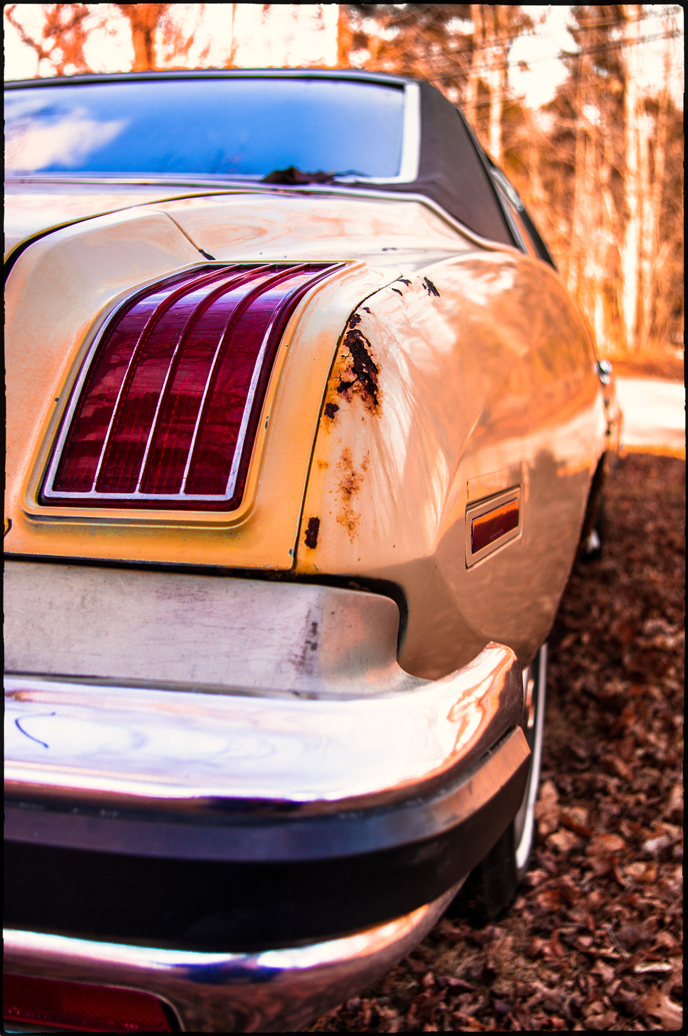 Pentax K-x sample photo. Pontiac lemans 1974 photography