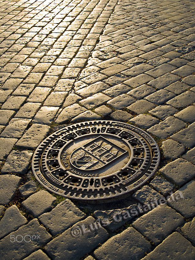 Panasonic Lumix DMC-L10 sample photo. Sewage cap. prague. czech republic. photography