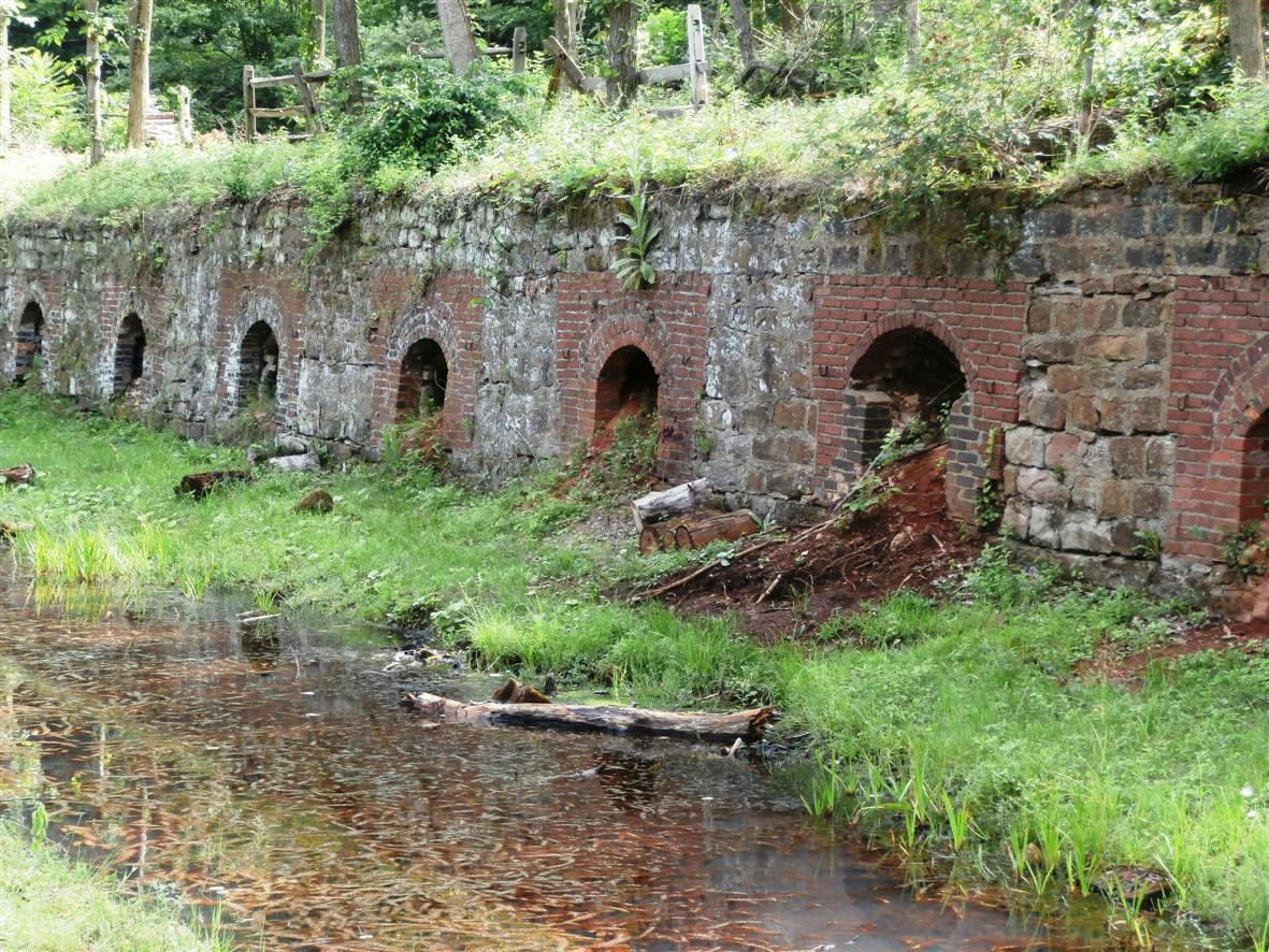 Olympus VR360,D760 sample photo. Cherry valley coke ovens 1 photography