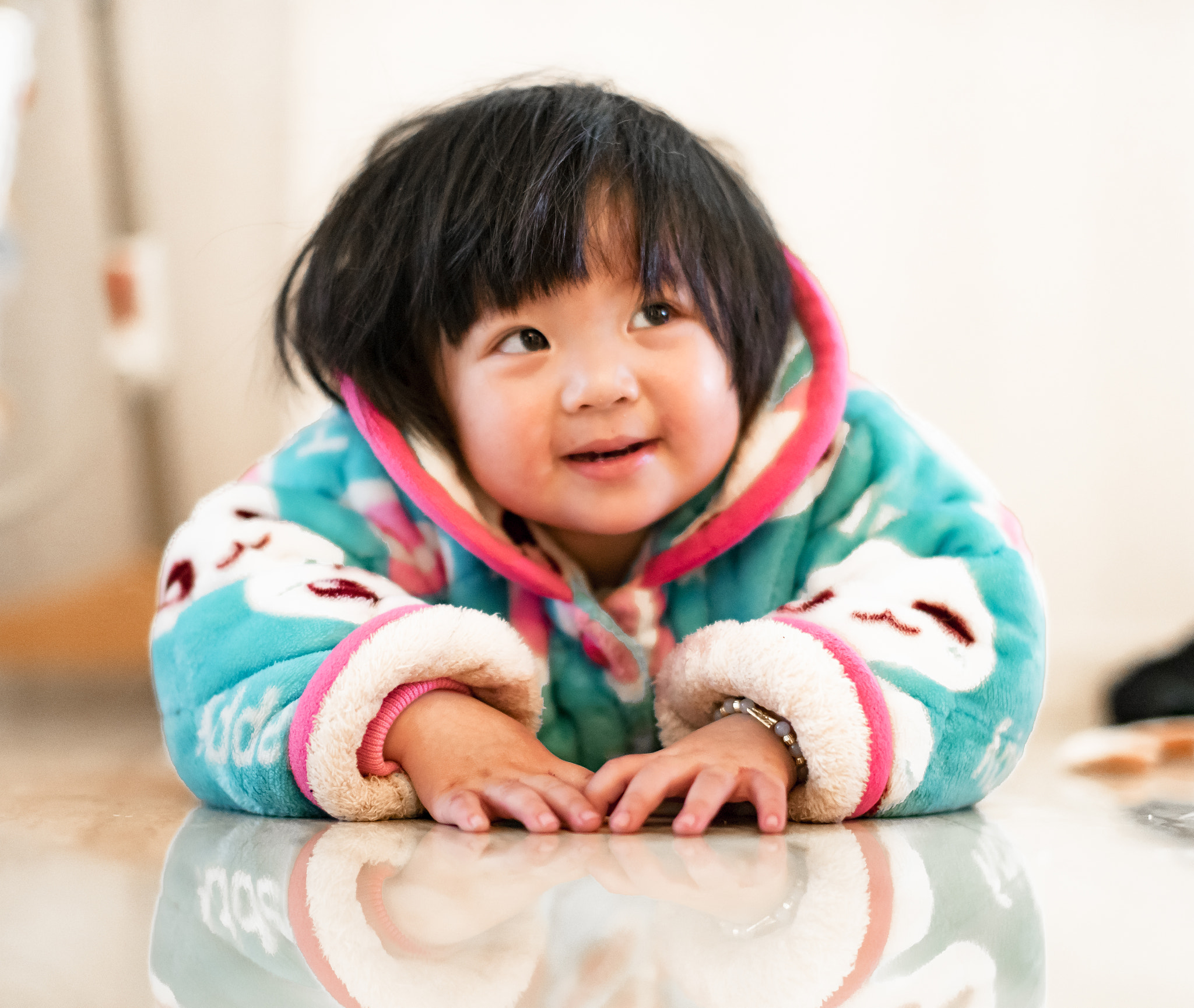 Sony a7 + Sigma 50mm F1.4 EX DG HSM sample photo. Cute angel in her pajamas photography
