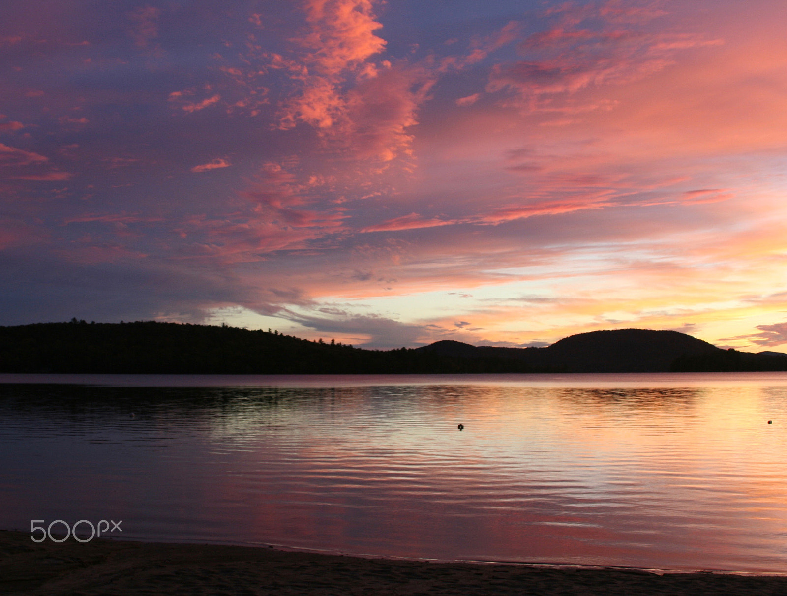 Canon EF 28-135mm F3.5-5.6 IS USM sample photo. Purple sunset photography