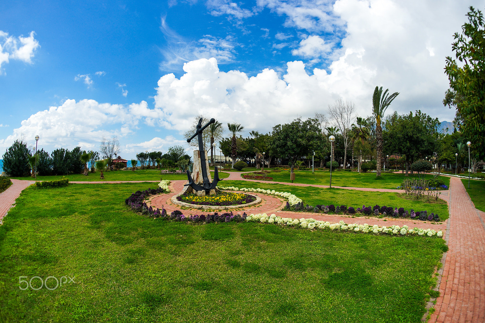 Sony a99 II + Sony 16mm F2.8 Fisheye sample photo. Сleopatra park alanya. turkey. photography