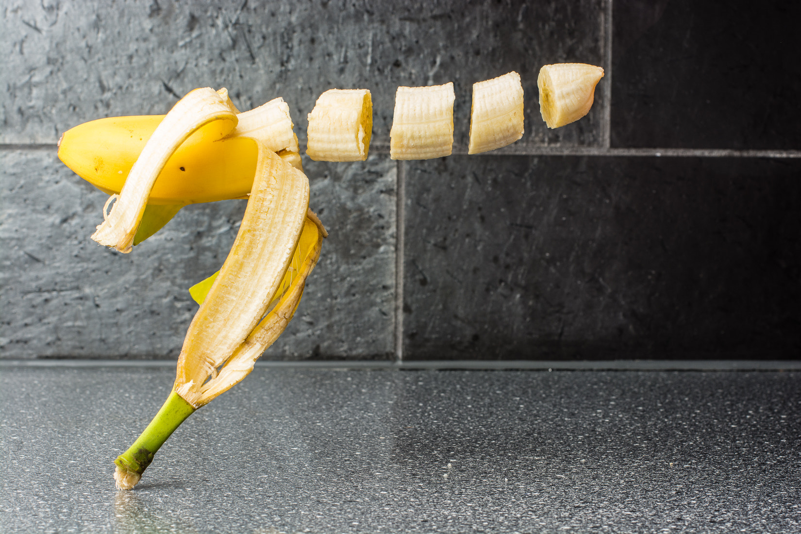 Nikon D7100 + AF Nikkor 50mm f/1.4 sample photo. Floating banana photography