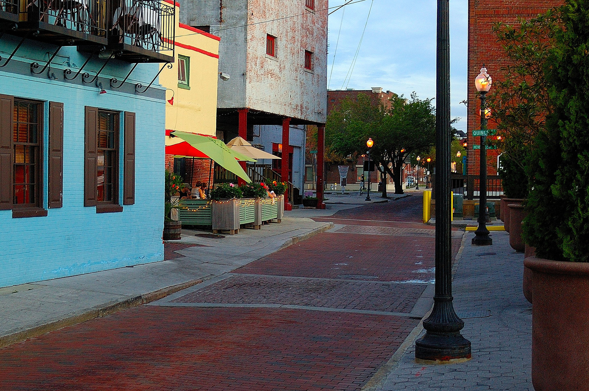 AF Zoom-Nikkor 28-80mm f/3.3-5.6G sample photo. Wilmington, nc  usa - september 21, 2011: small restaurant on co photography