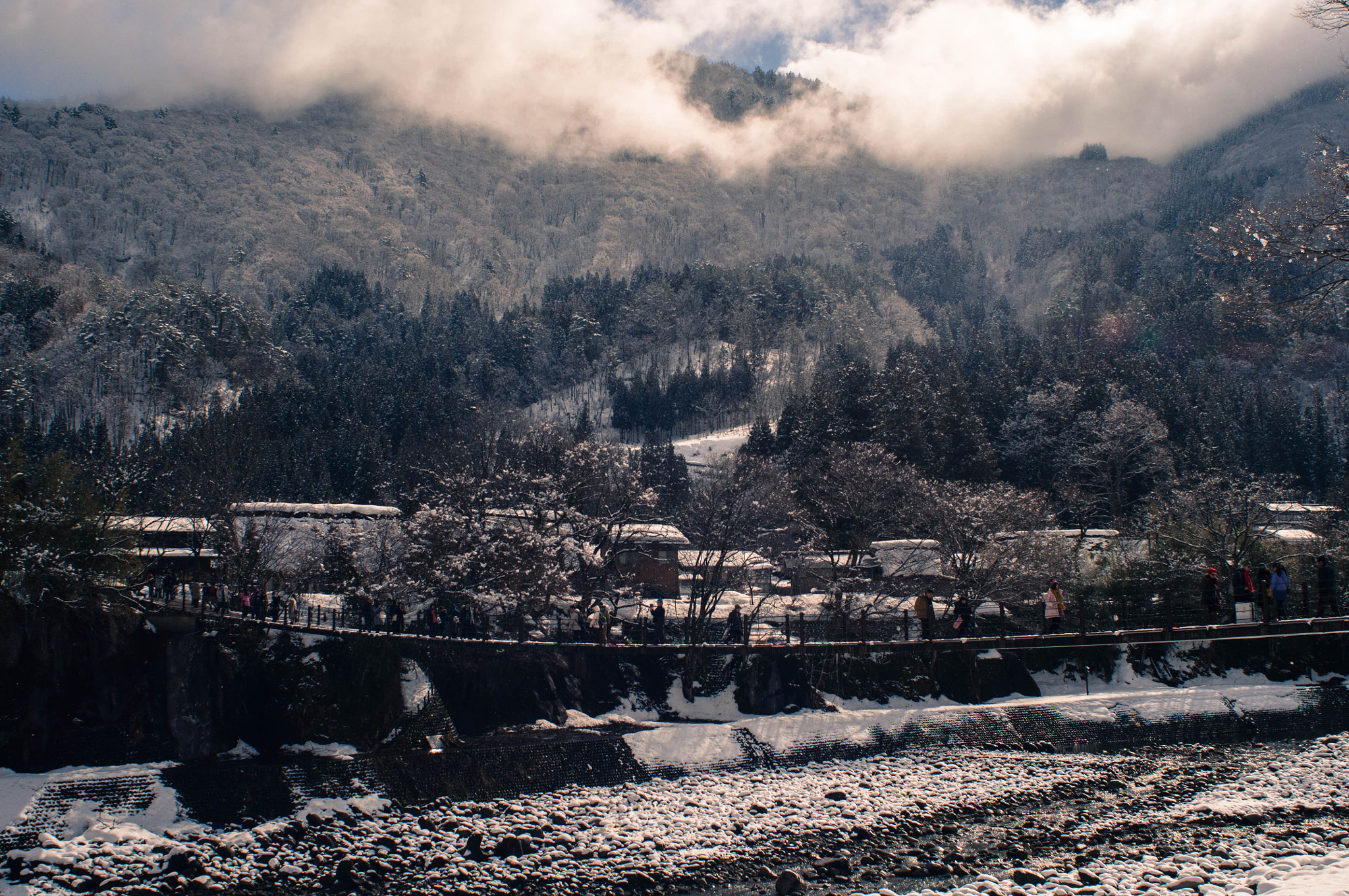 Nikon D90 + AF Nikkor 28mm f/2.8 sample photo. Shirakawago photography