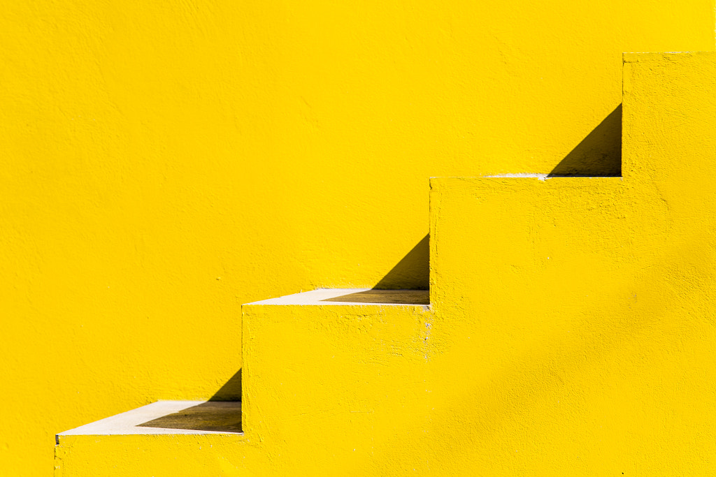 Yellow Steps by Ron Clemmons on 500px.com