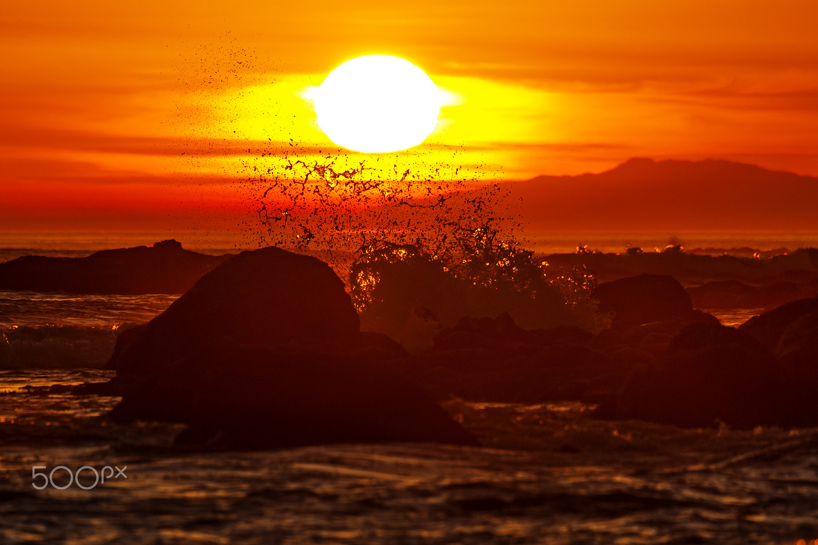 Nikon D3S sample photo. Looks like lava - sunset in dana point photography