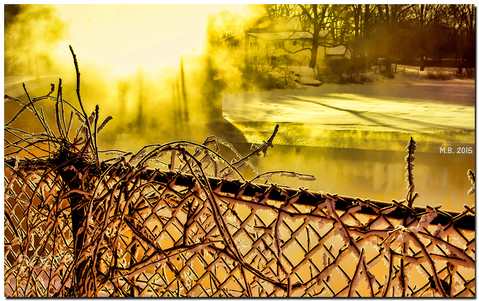 smc PENTAX-FA 28-80mm F3.5-5.6 AL sample photo. Winter sunrise at baldwin's pond. photography