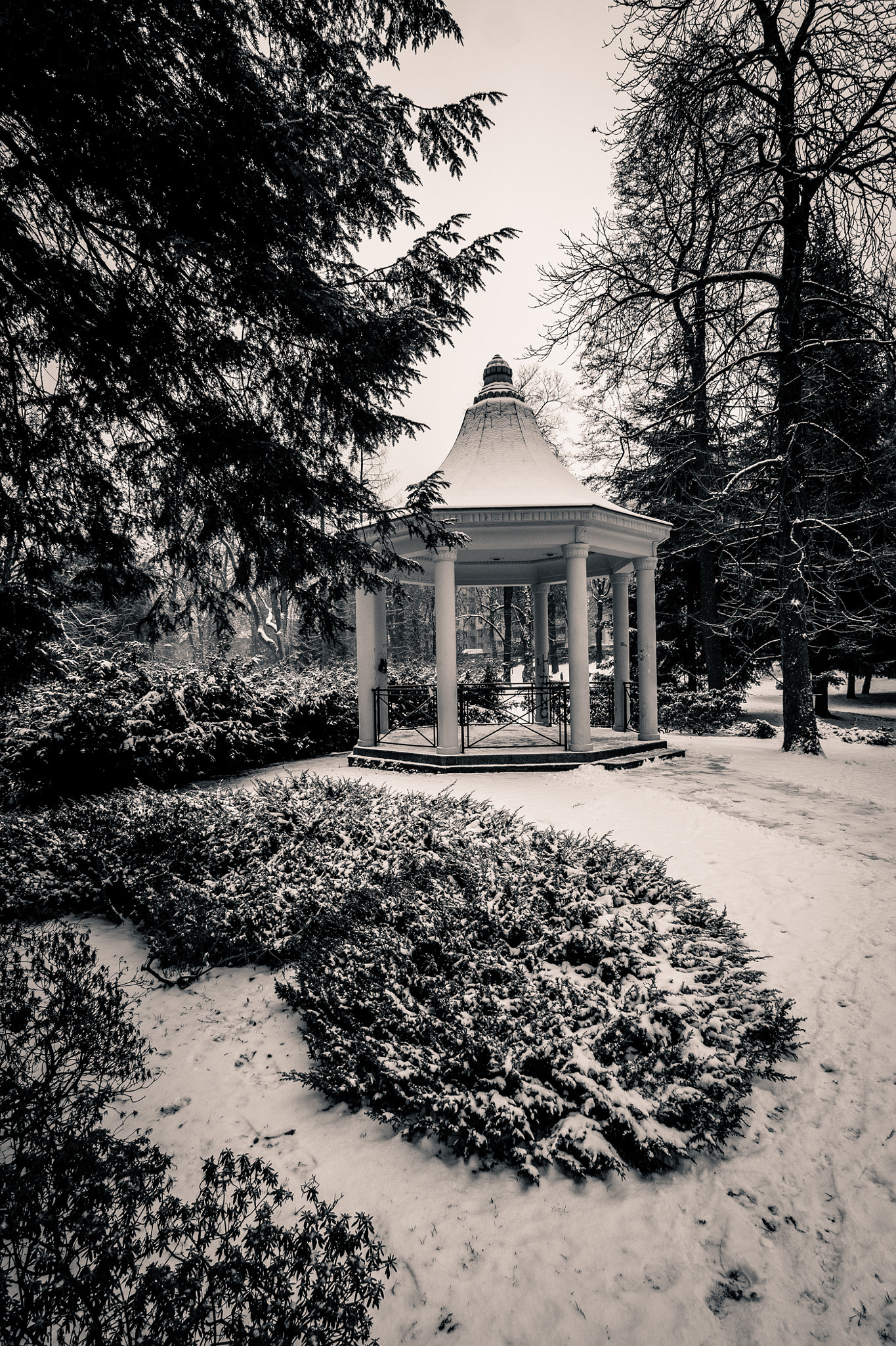 Samsung NX30 + Samsung NX 12-24mm F4-5.6 ED sample photo. Park in winter photography