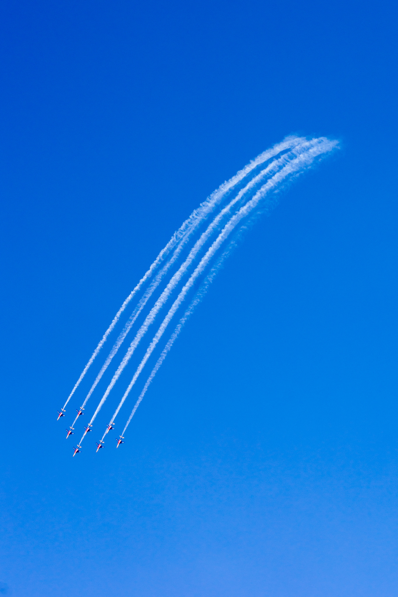 Sony 70-300mm F4.5-5.6 G SSM sample photo. Patrouille de france at riat photography