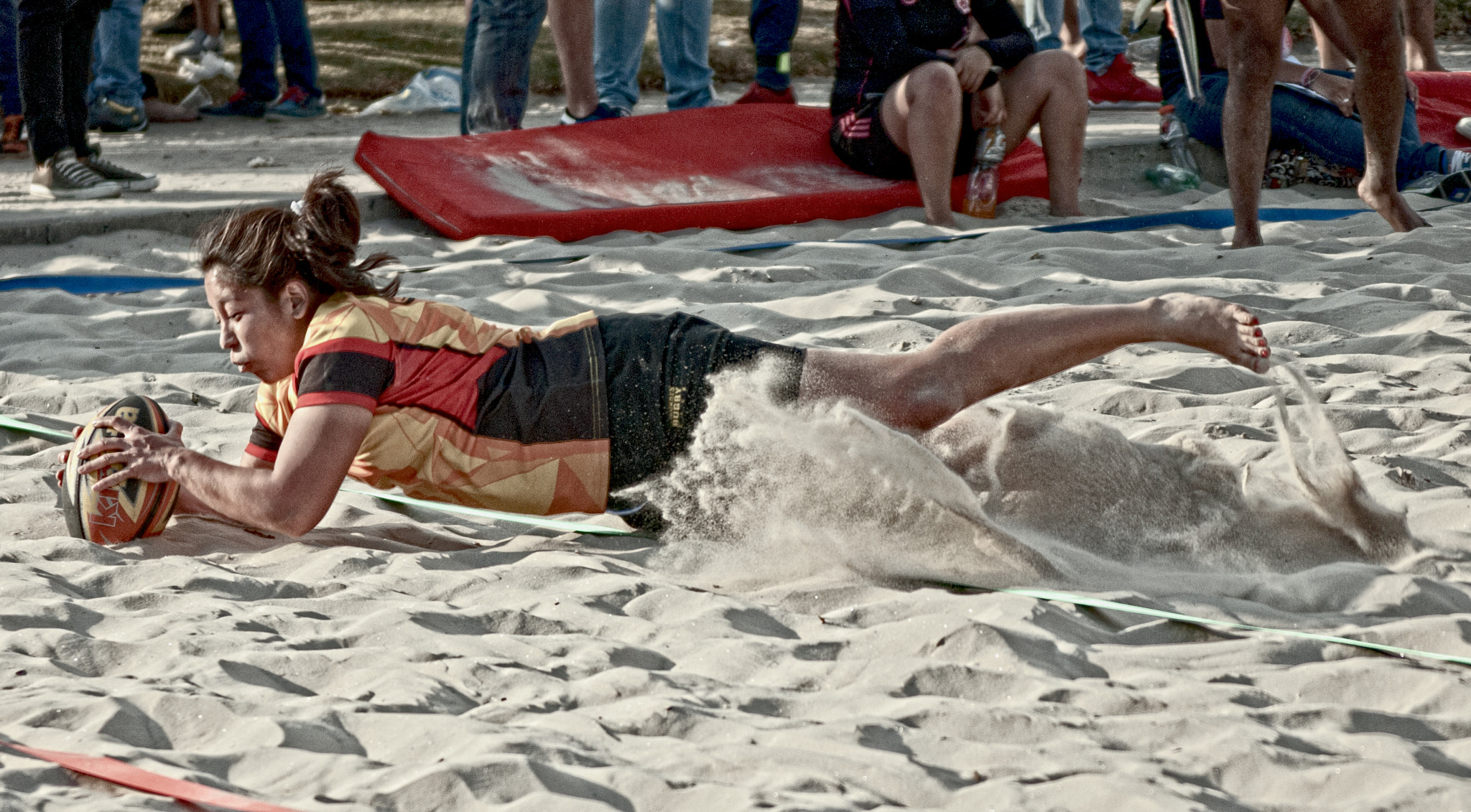 Nikon D200 sample photo. Rugby playa 2016 bogota photography