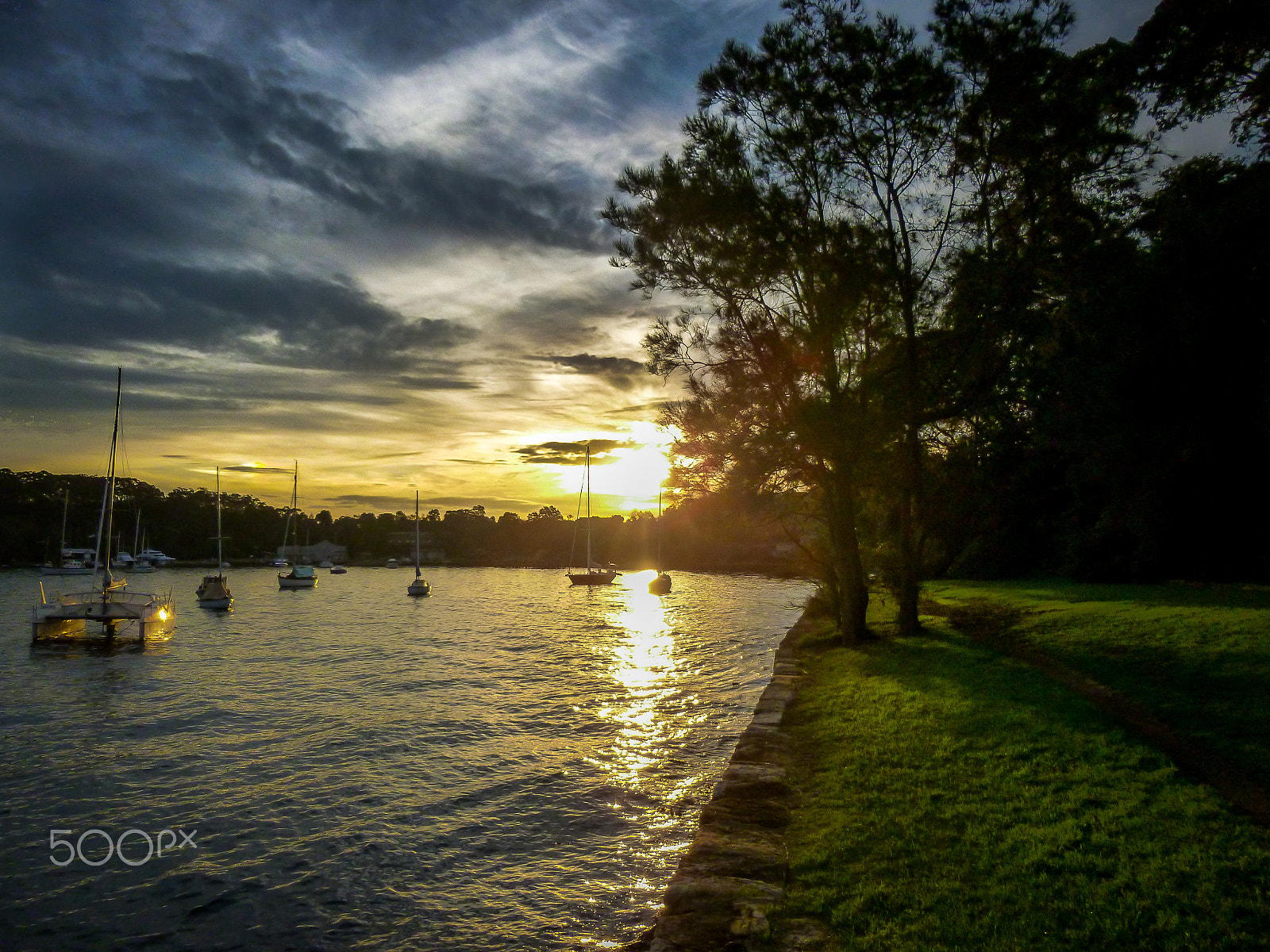 Panasonic DMC-SZ3 sample photo. Bay sunset, sydney photography