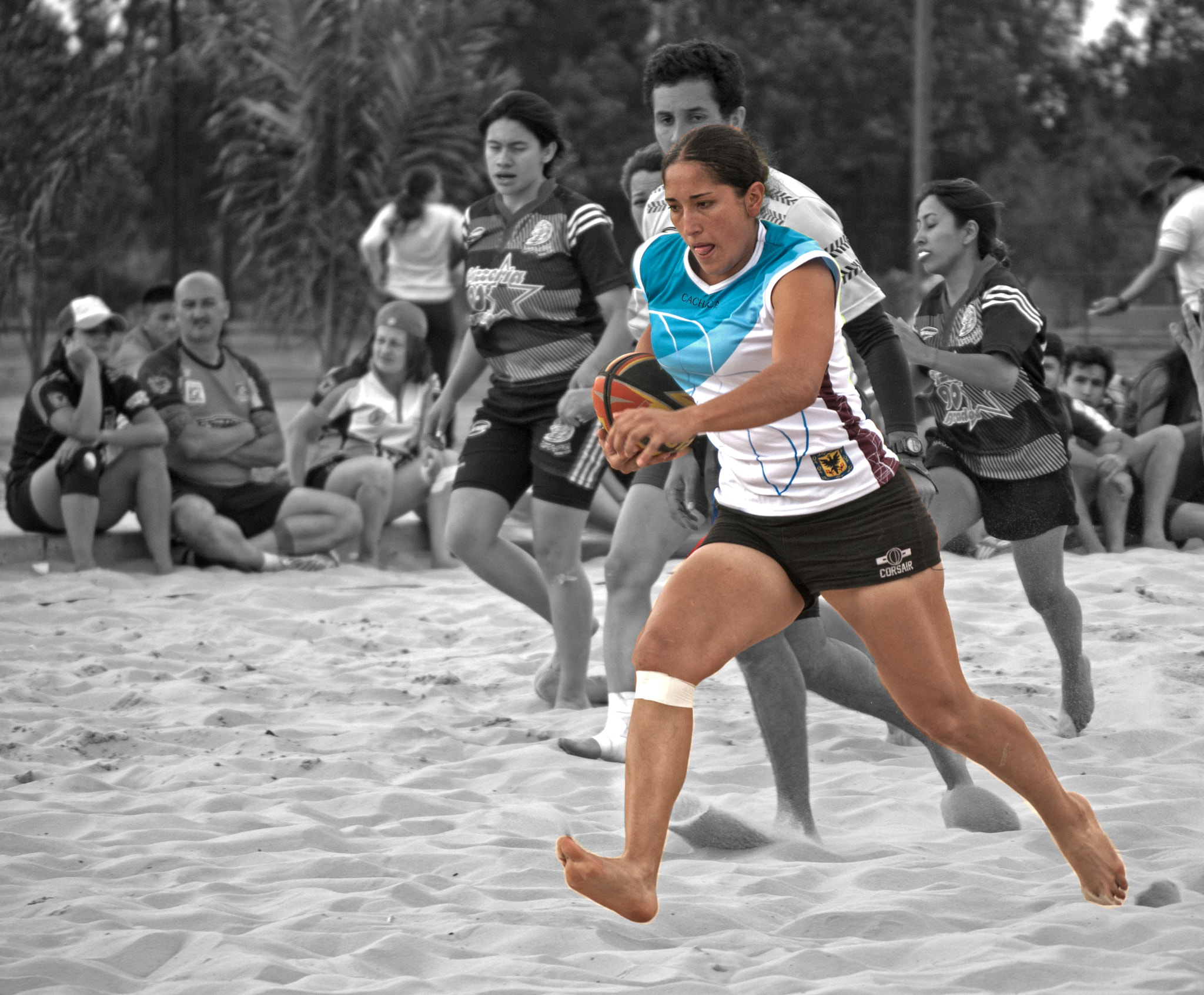 Nikon D200 sample photo. Rugby femenina bogotana 2016 photography
