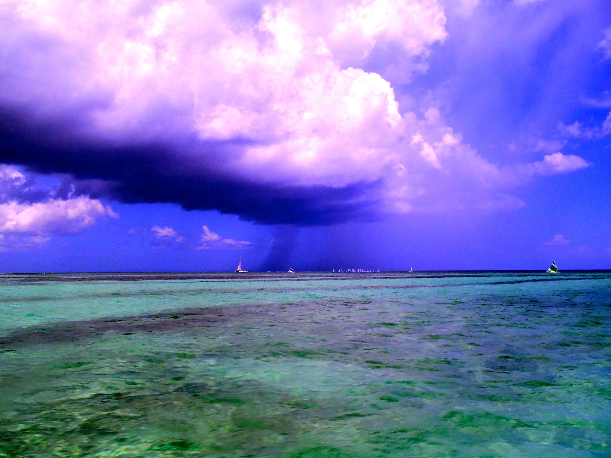 Olympus TG-810 sample photo. Tropical storm in punta cana photography