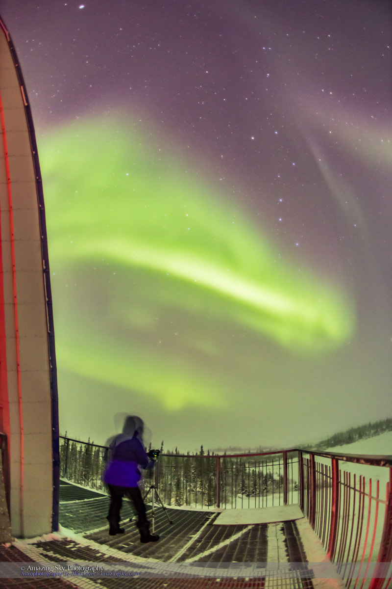 Canon EOS 6D + Canon EF 15mm F2.8 Fisheye sample photo. Photographing the aurora to the north photography