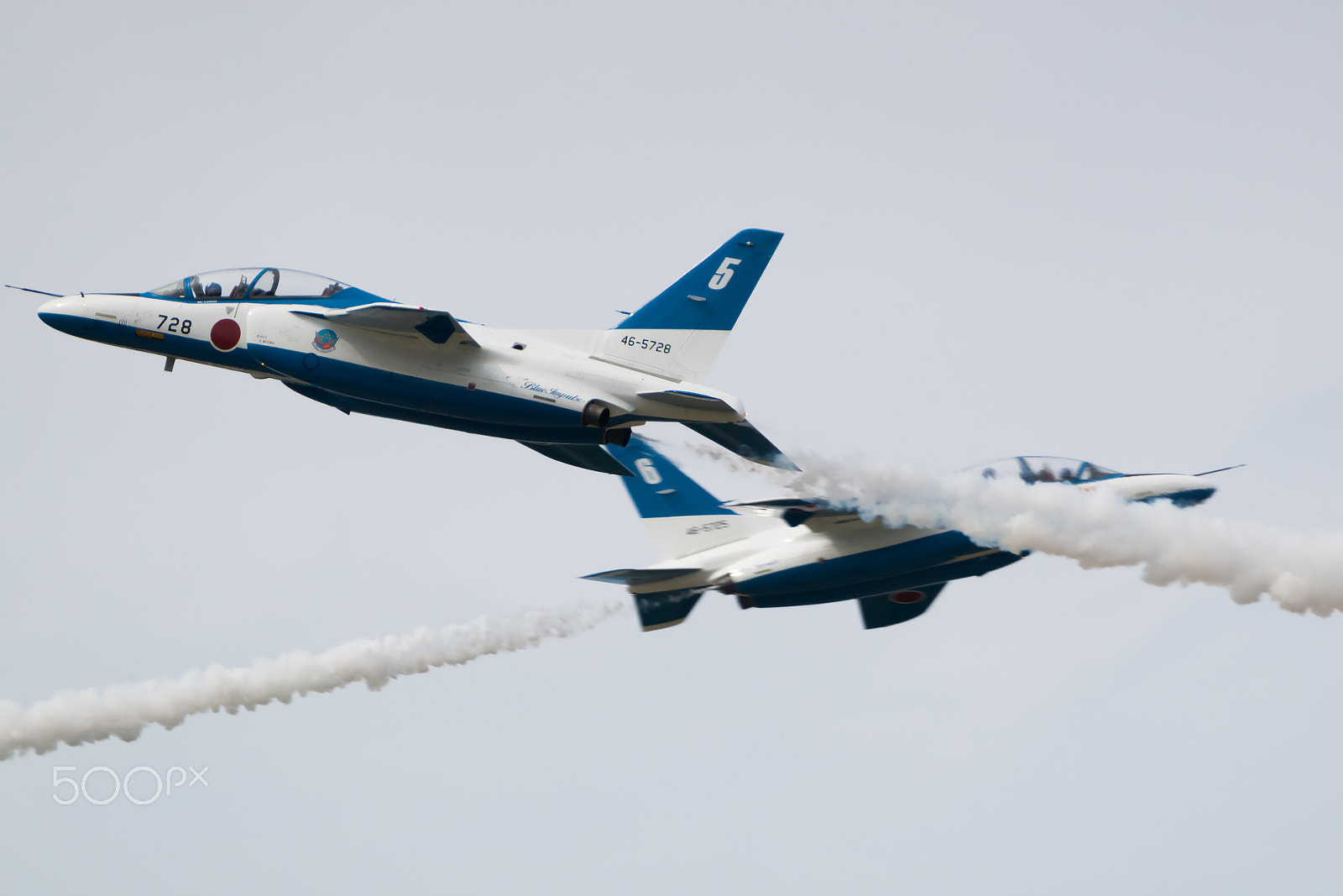 Sony SLT-A57 + Tamron SP 150-600mm F5-6.3 Di VC USD sample photo. Demonstration flights of blue impulse photography