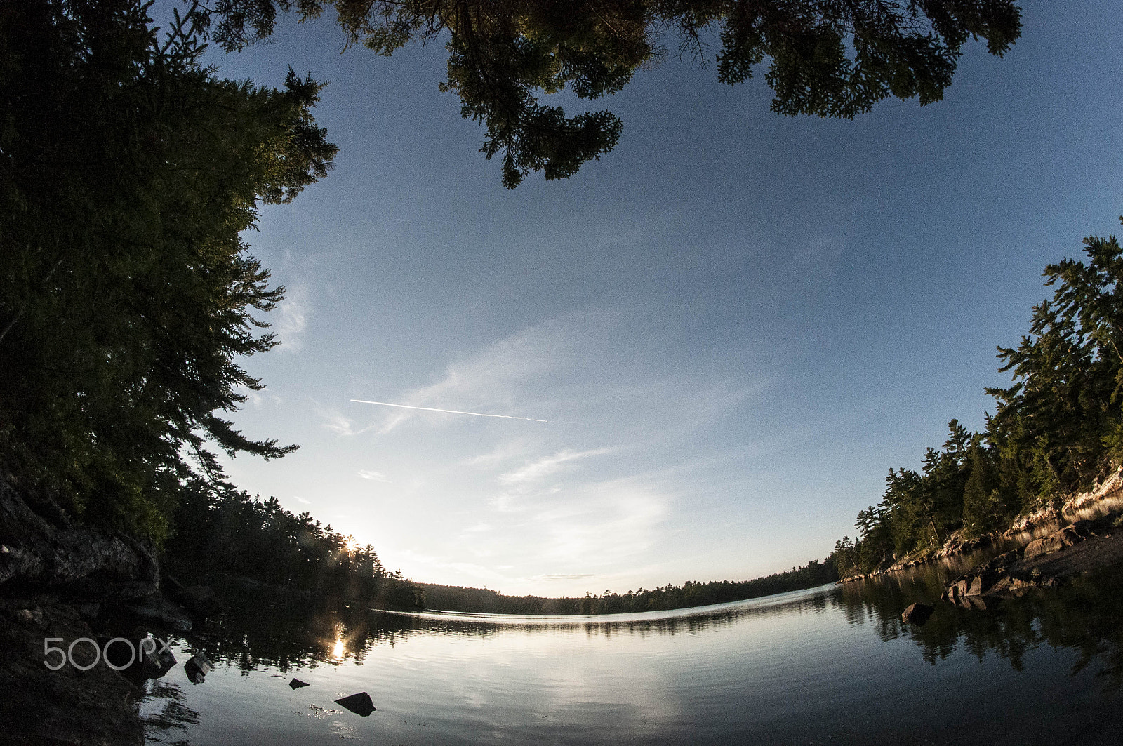 Nikon D90 + Samyang 8mm F3.5 Aspherical IF MC Fisheye sample photo. Acadia park, maine, usa photography