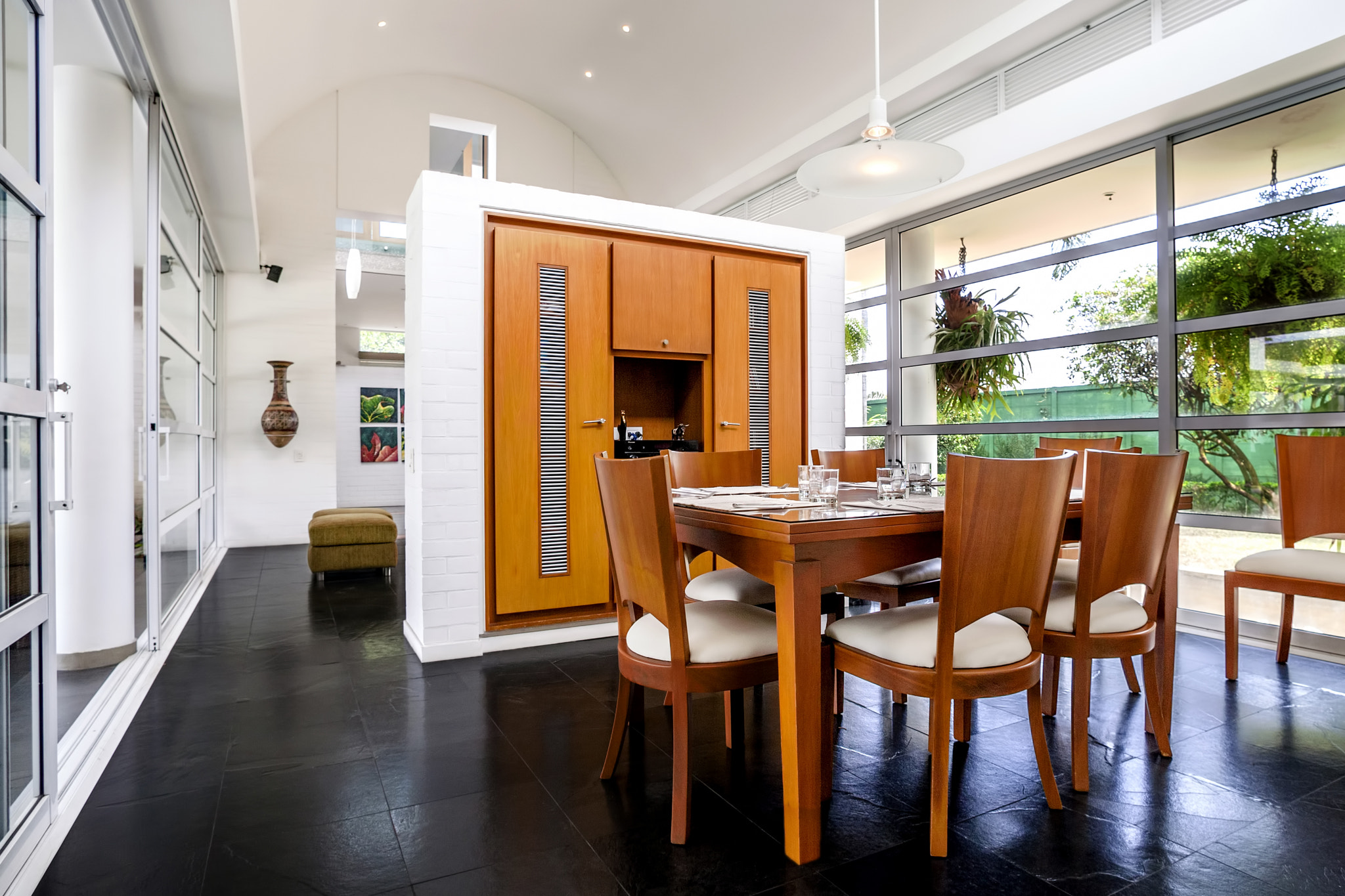 Canon EF 14mm F2.8L USM sample photo. Orange wood dining ii photography