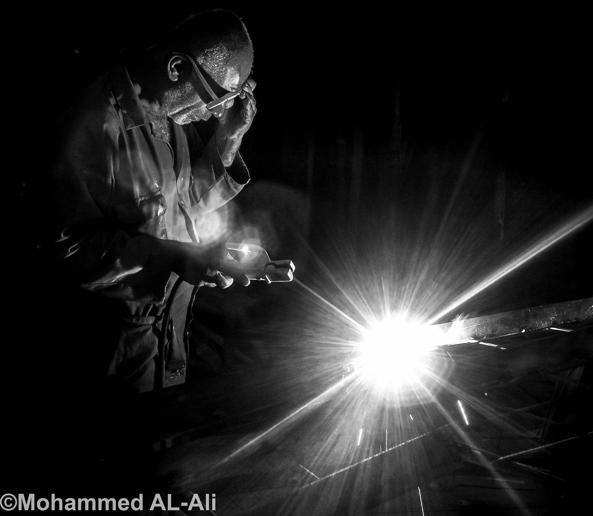 Olympus PEN E-PL7 sample photo. Welding  photography