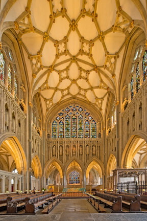Sigma 12-24mm F4.5-5.6 EX DG Aspherical HSM sample photo. Wells choir east window 1 photography