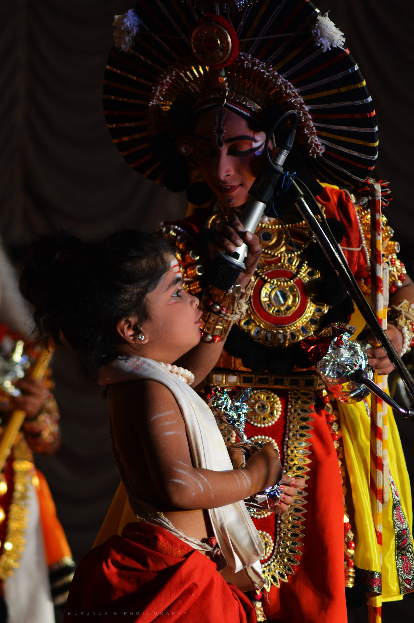 Nikon D3200 + Sigma 10mm F2.8 EX DC HSM Diagonal Fisheye sample photo. Yakshagana - it's my turn to perform photography