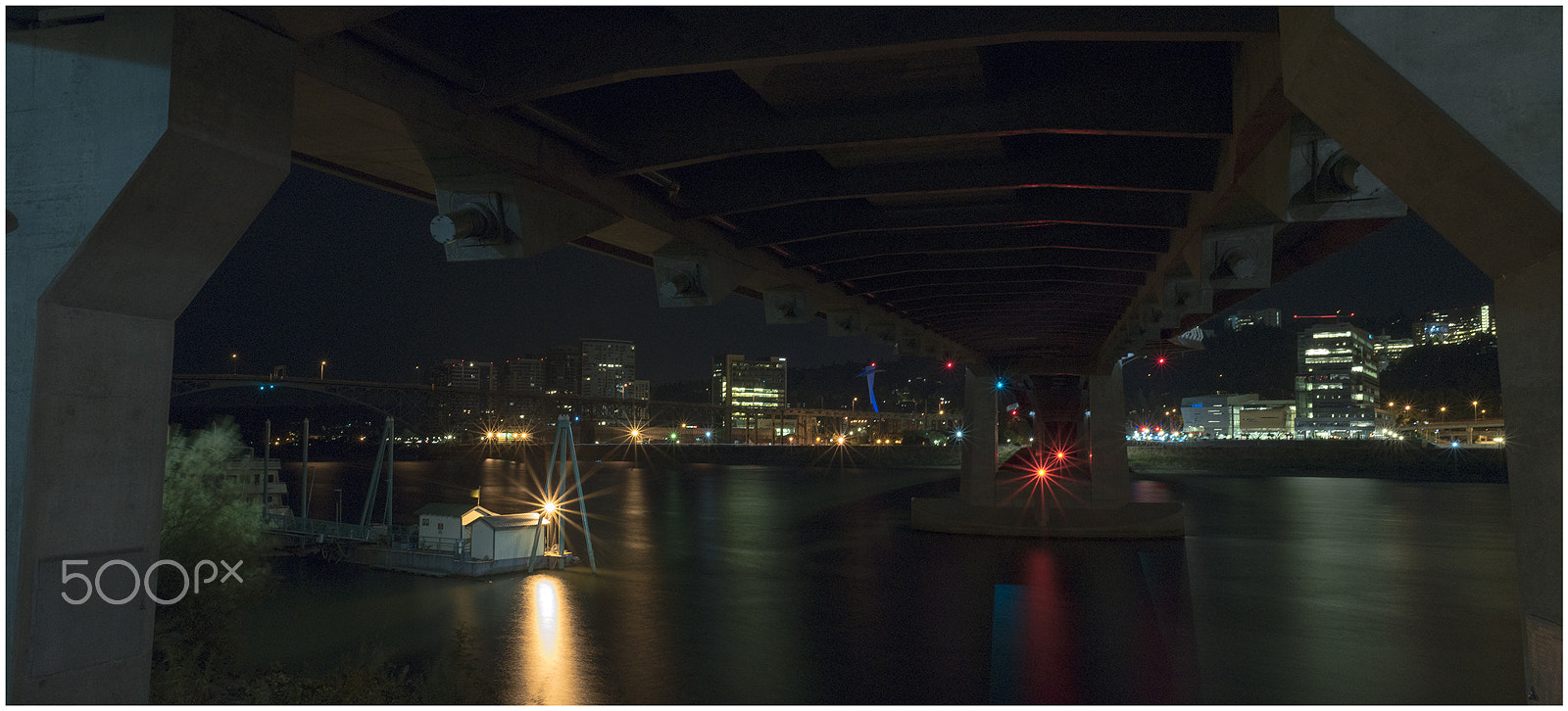 AF-S Nikkor 35mm f/1.8G sample photo. Under tillikum crossing photography