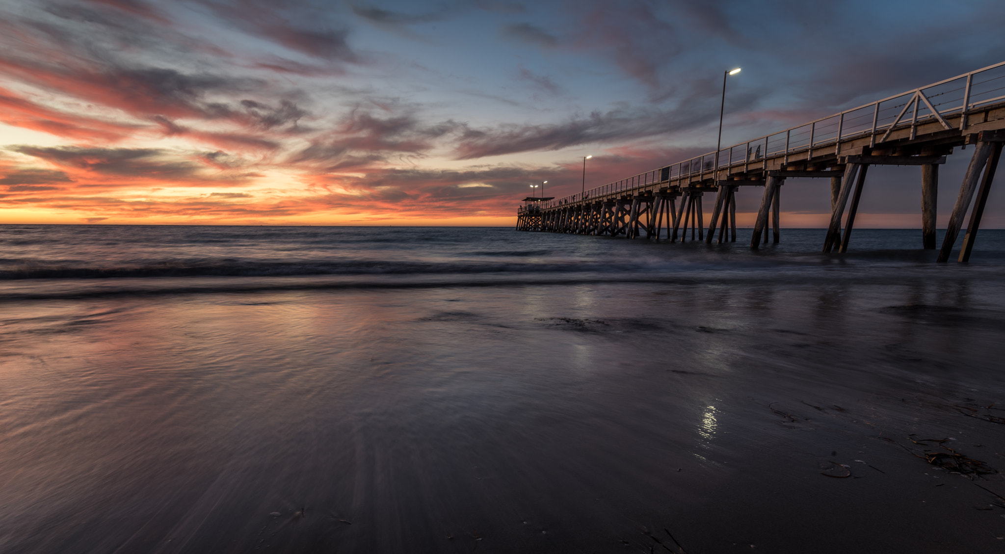 Pentax 645Z sample photo. Largs jetty photography