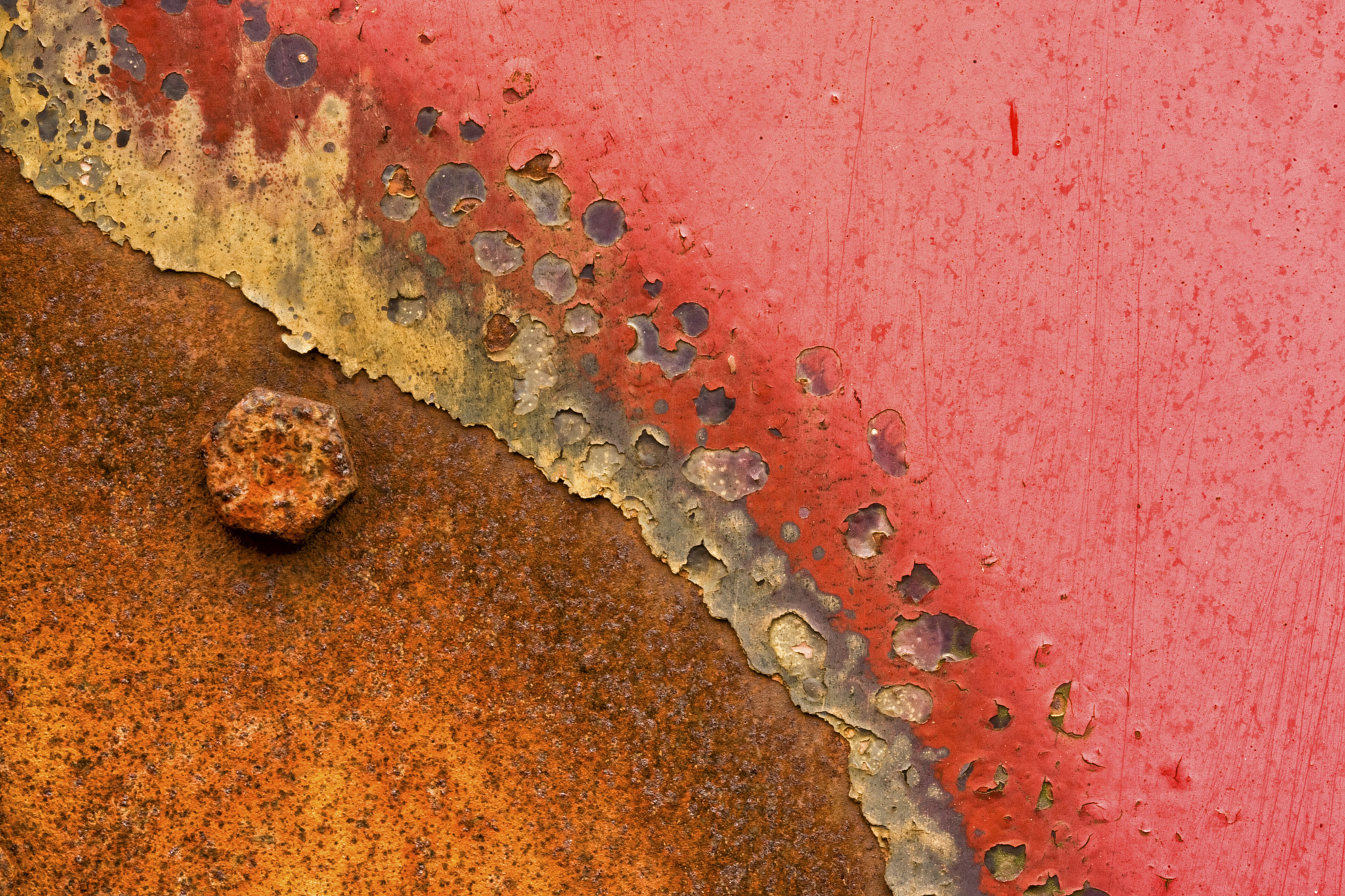 Canon EOS-1D Mark III + Canon EF 100mm F2.8 Macro USM sample photo. Rust and flakey paint 1 photography