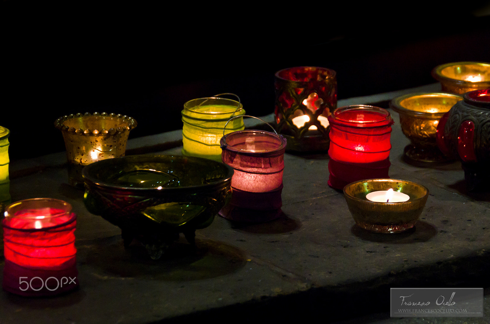 Pentax K-5 sample photo. Glowing candles in the darkness photography