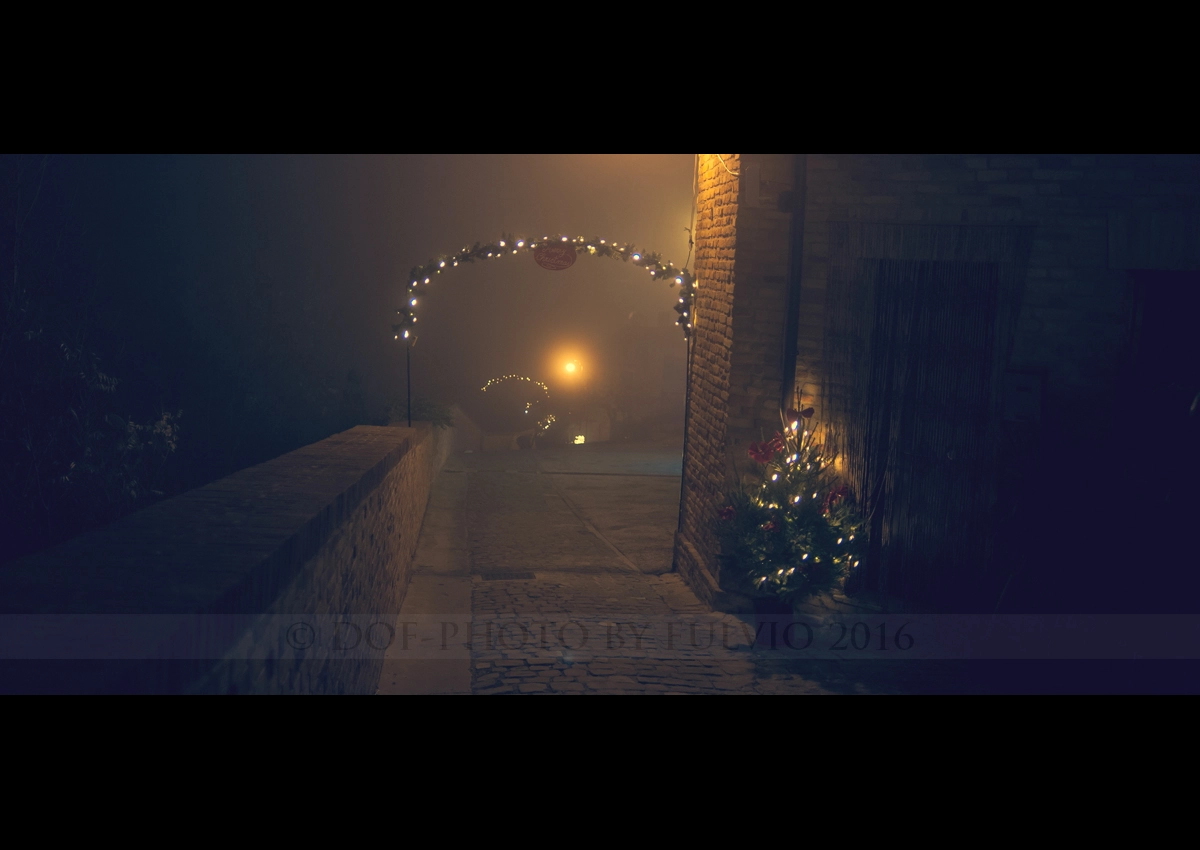 Nikon D3 + Nikon AF Nikkor 35mm F2D sample photo. Cinematic xmas alley photography