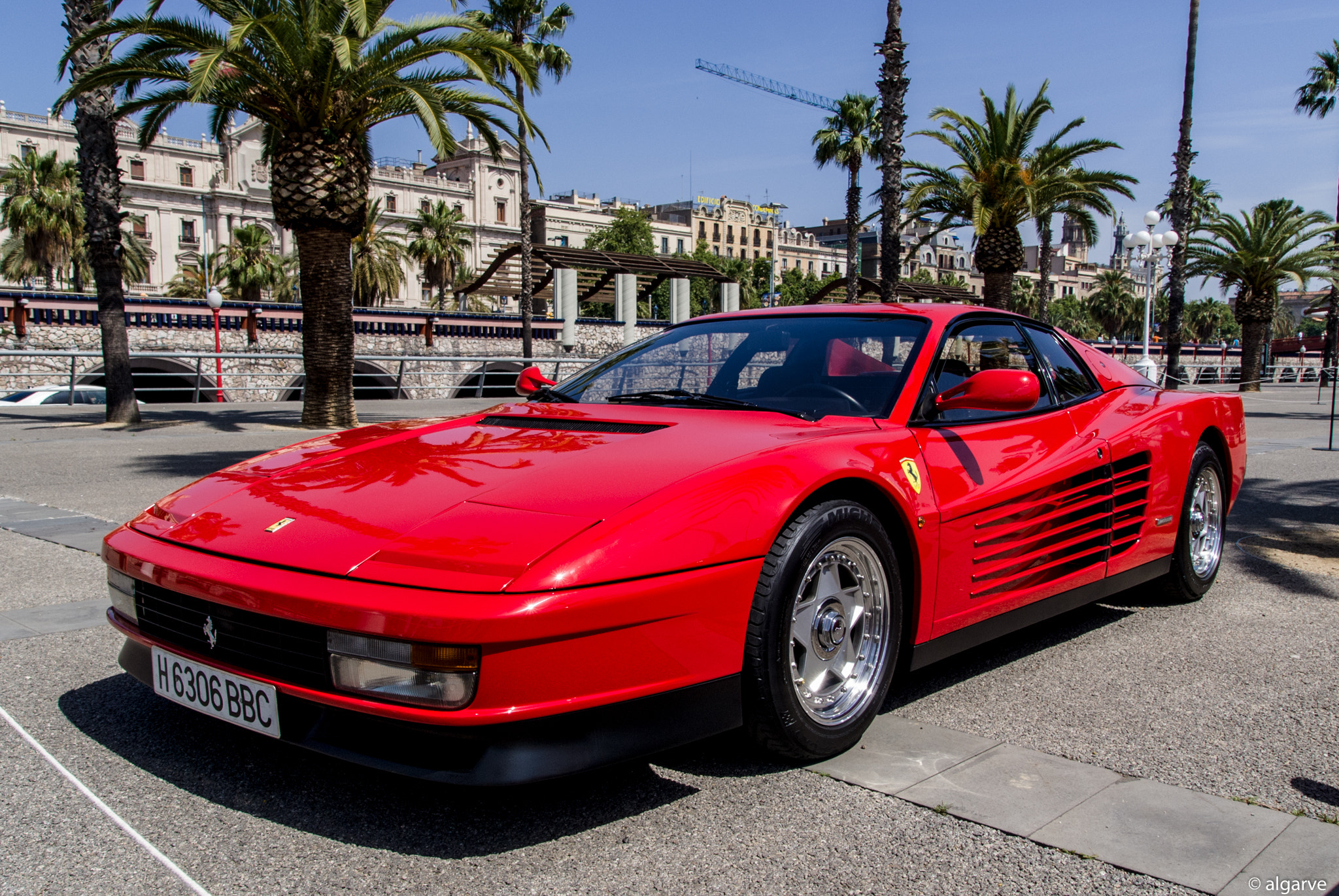 Sony Alpha DSLR-A200 sample photo. Ferrari testarossa photography