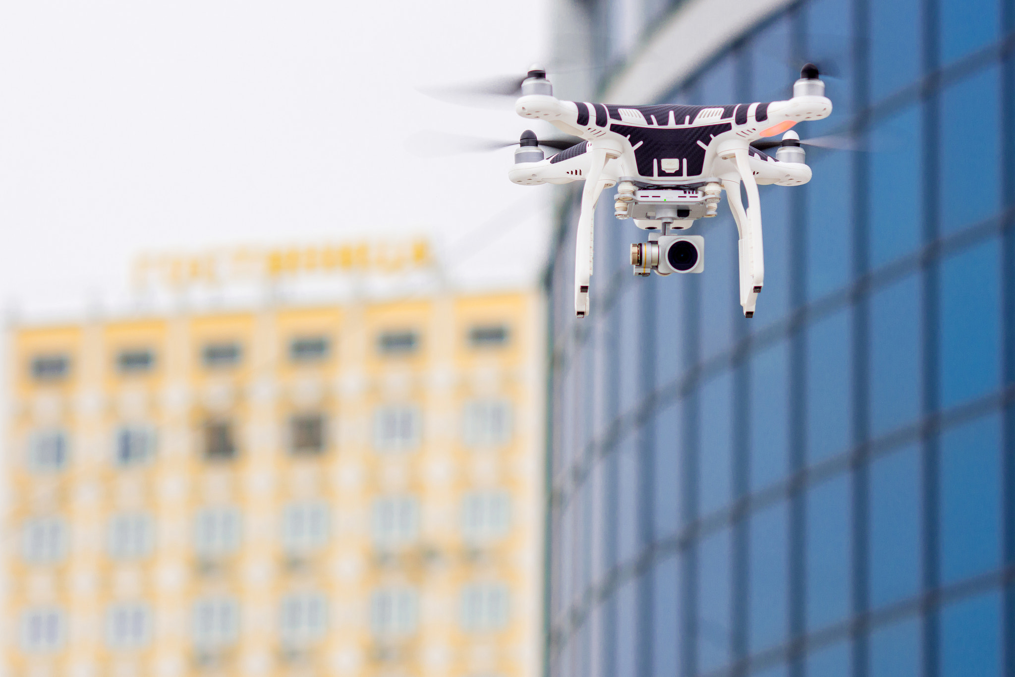 AF DC-Nikkor 135mm f/2 sample photo. Hovering drone that takes pictures photography