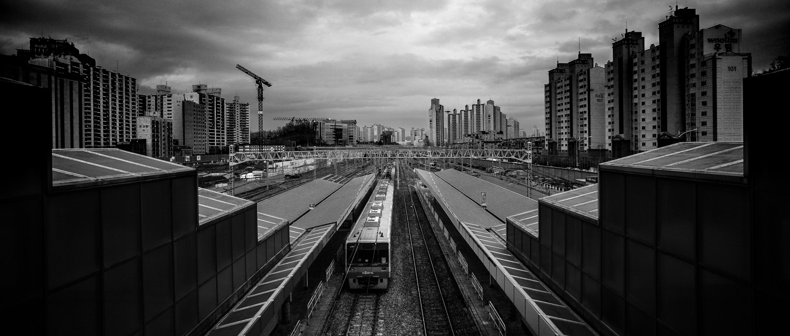 Nikon Df sample photo. Railway photography