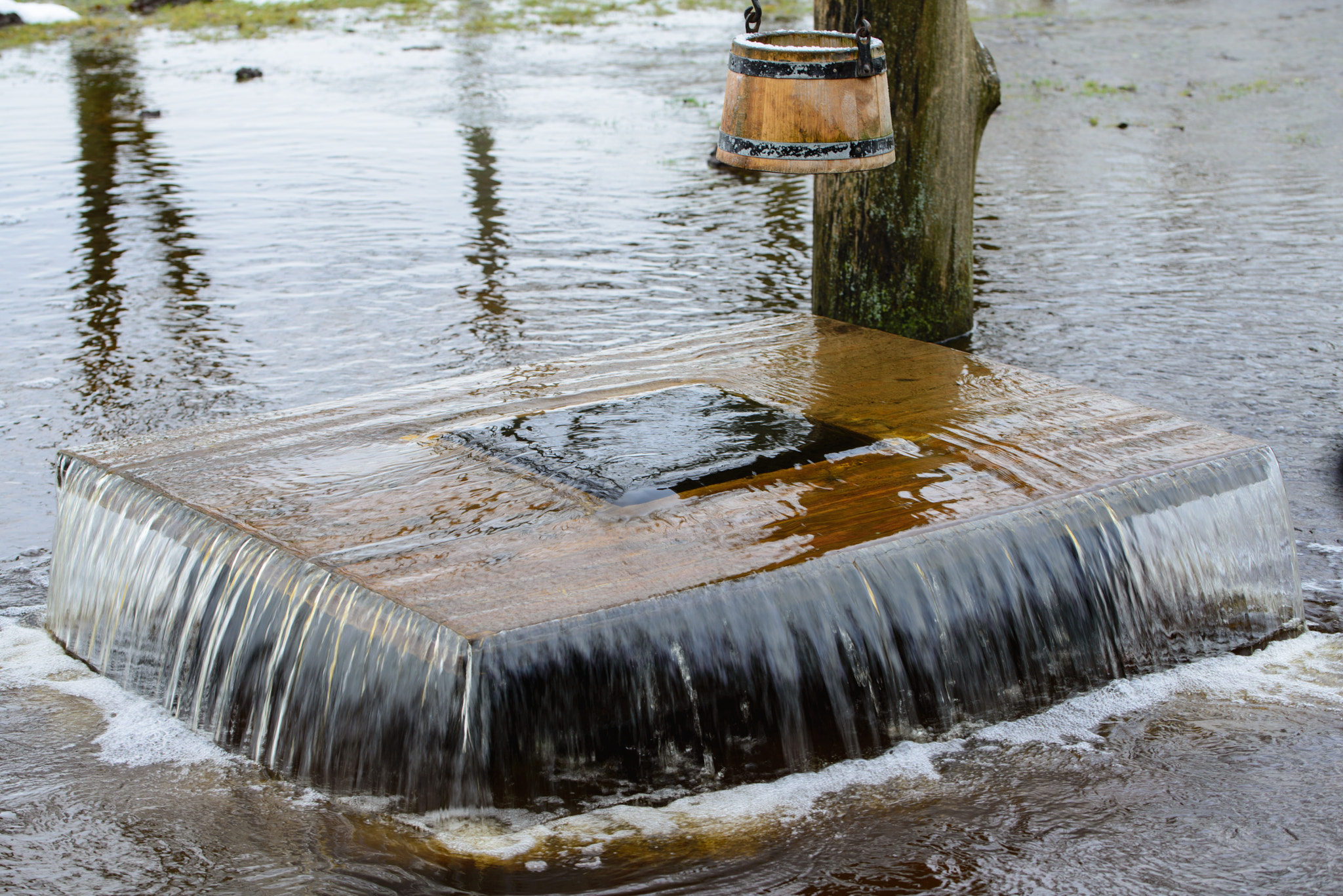 Nikon D600 sample photo. Tuhala witch's well flooding 2016 photography